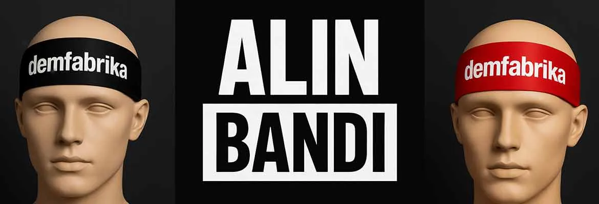 Alın bandı tasarımı ve baskısı